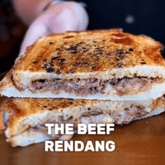 The Beef Rendang Toastie